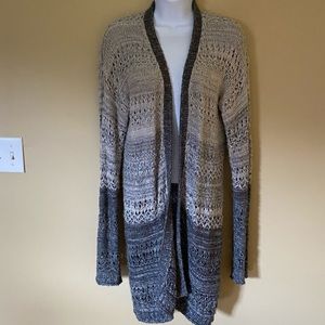Bethany Mota gray long cardigan